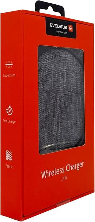 Produktbild Evelatus Wireless Desk charger EWC04 Fabric