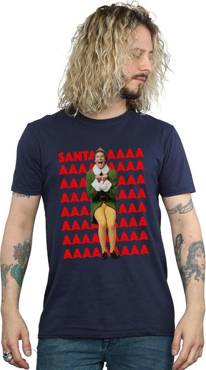 Immagine prodotto Elf Buddy Santa Scream Maglietta Uomo (XL)