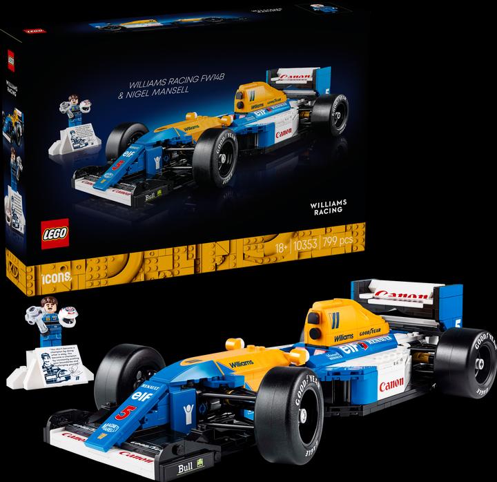 Image du produit LEGO Williams Racing FW14B mit Nigel Mansell (10353, LEGO Icons)
