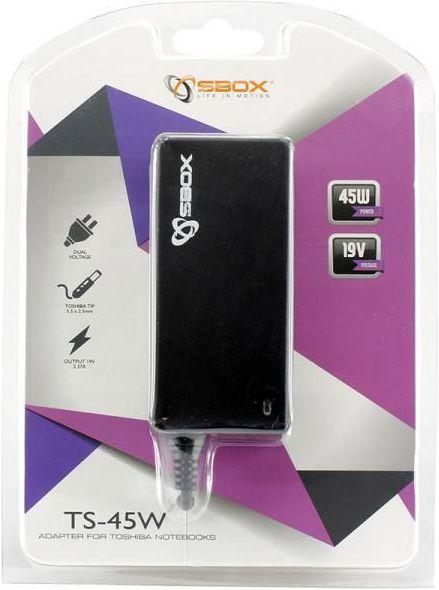 Actual product image Sbox Adapter for Toshiba notebooks TS-45W
