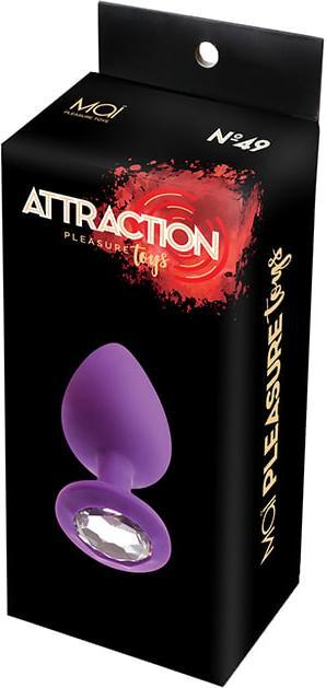 Mai Cosmetics Mai No.49 Anal Plug With Stone L Purple