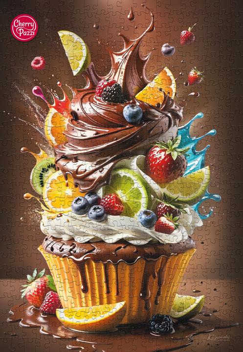 Produktbild Cherry Pazzi Puzzle 500 Teile - Verrückte Torte (500 Teile)