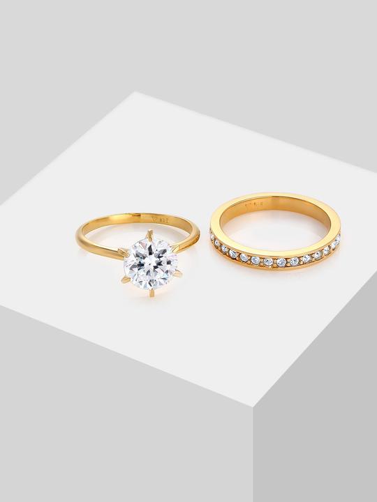 Image du produit Elli 2er Set verziert mit Kristallen (50, Argent 925)