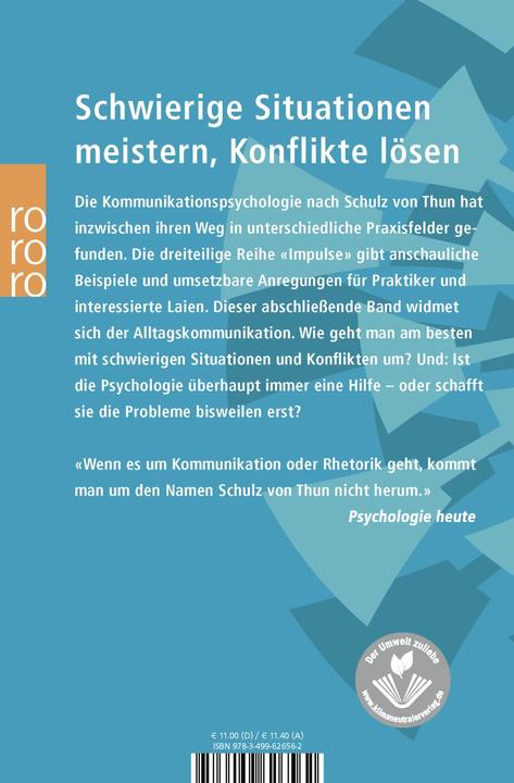 Actual product image Impulse für Kommunikation im Alltag (German, Dagmar Kumbier, Friedemann Schulz of Thun, Dina Barghaan, 2010)