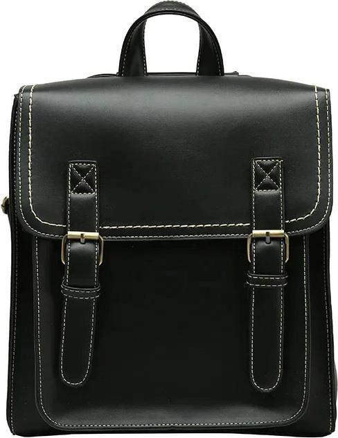 Produktbild Only-Bags.Store Vintage Pu Leder Tasche Rucksack Mode Schulranzen Hohe Qualität Freizeit Umhängetasche