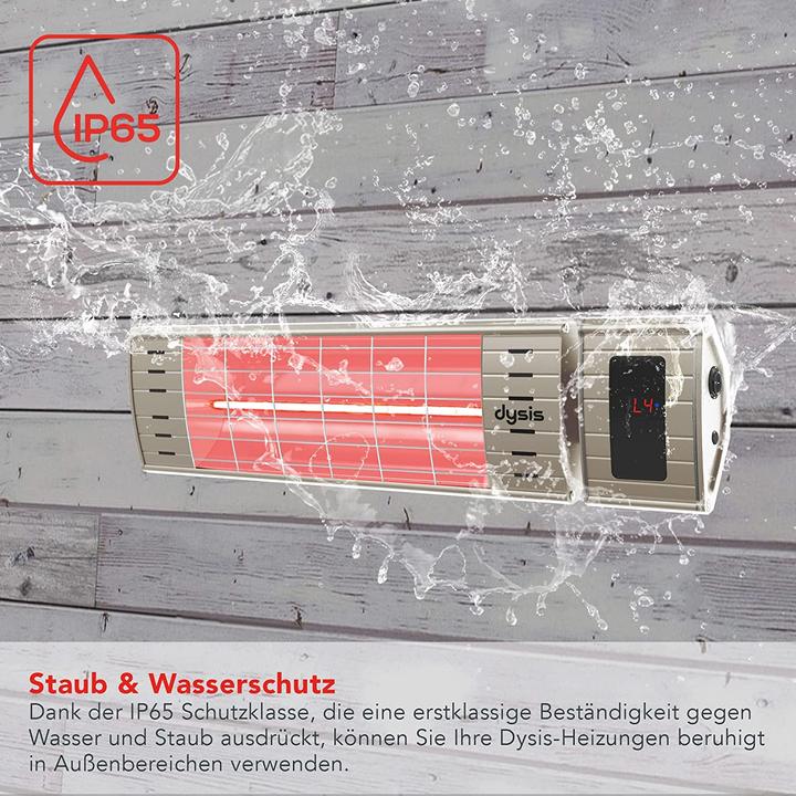 Produktbild Dysis 2000 W Halogenstrahler Beige (2000 W)