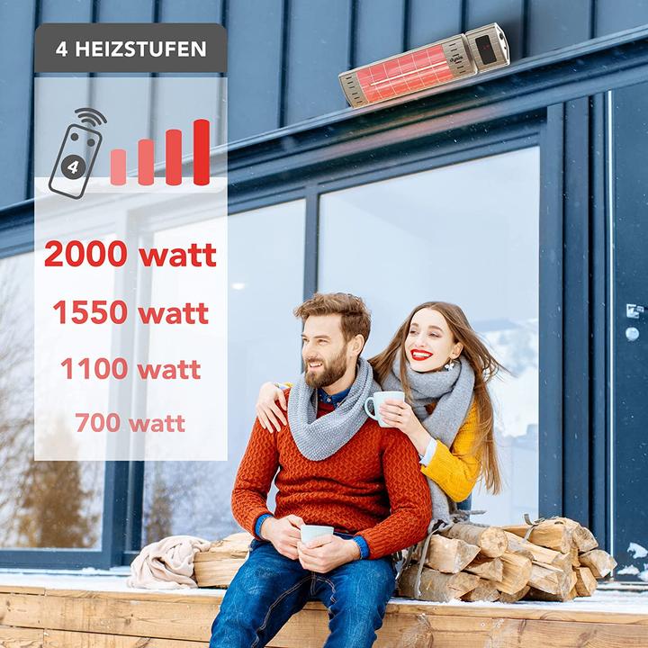 Produktbild Dysis 2000 W Halogenstrahler Beige (2000 W)