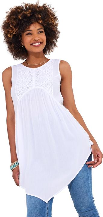 Actual product image Joe Browns Handkerchief Hem Lace Panel Tunic (40)