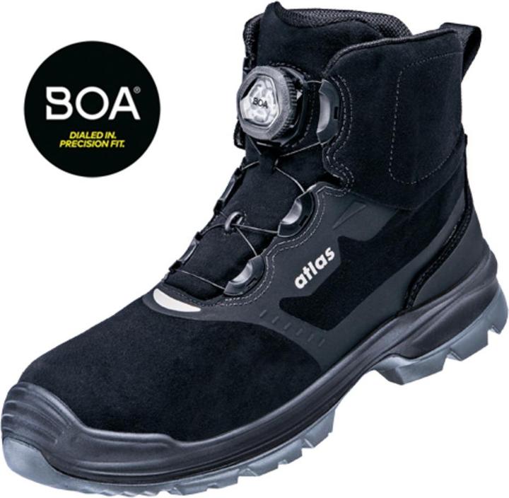 Produktbild Atlas Sicherheitsstiefel Flash 6905 XP BOA ESD schwarz/grau S3 Gr. 39 (S3, 39)