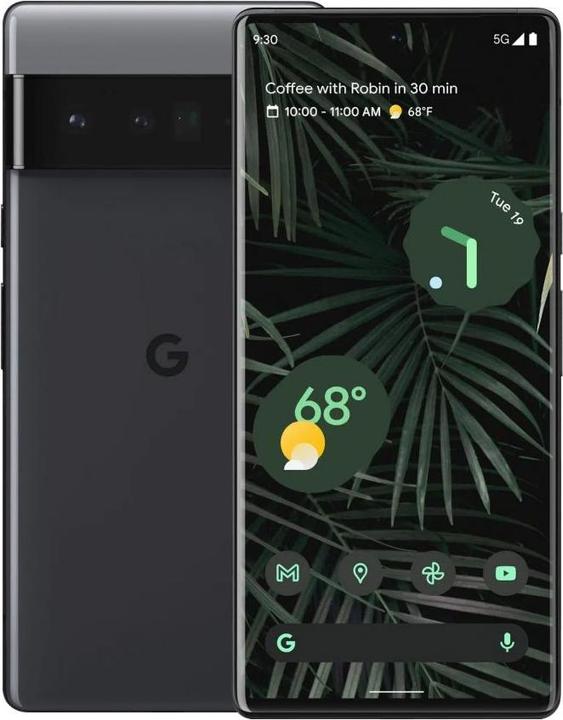 Google Pixel 6 Pro (256 GB, Stormy Black, 6.70", SIM + eSIM, 50 Mpx, 5G)