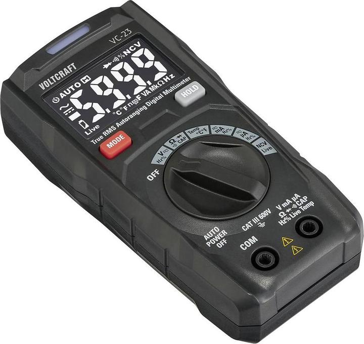 Productafbeelding Voltcraft VC-23 Handmultimeter digitaal CAT III 600 V Weergave (aantal): 6000 (CAT III 600V)