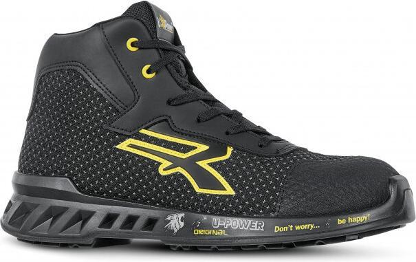 Immagine prodotto Upower Scarpe Joe Nero Giallo Alte Numero (39)