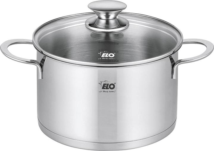 Produktbild ELO Fleischtopf Galant 20cm ES (20 cm, Bräter + Schmortopf, Edelstahl)