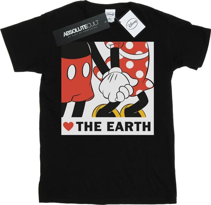 Image du produit Disney - T-shirt MICKEY MOUSE HEART THE EARTH - Homme (S)