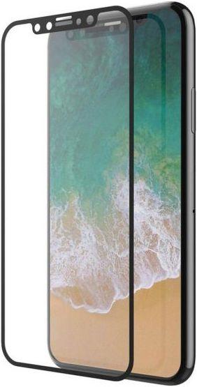 Devia Van Entire View Full Tempered Glass iPhone XS Max (6.5) black (10pcs) (10 Stück, Apple iPhone XS Max)