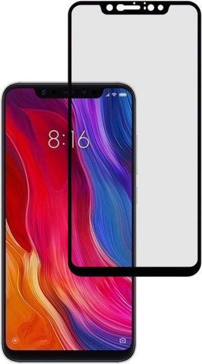 Tellur Tempered Glass 2.5D Full Glue for Xiaomi Mi 8 PRO black (1 Stück, Xiaomi Mi 8 Pro)