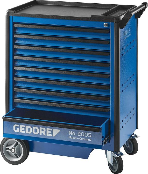Produktbild Gedore 2005 0810 Werkzeugwagen mit 9 Schubladen (1 x)