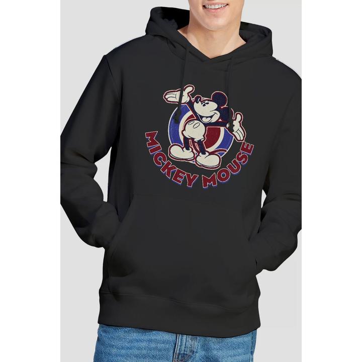 Actual product image Disney Mens Americana Mickey Mouse Hoodie (XL)