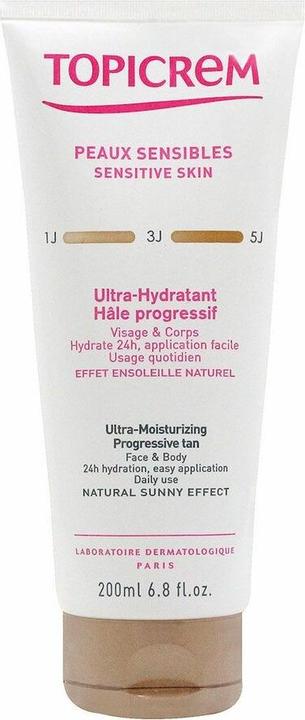 Actual product image Topicrem Ultra-Moisturizing Progrerssive Tan (Self tanning foam, 200 ml)