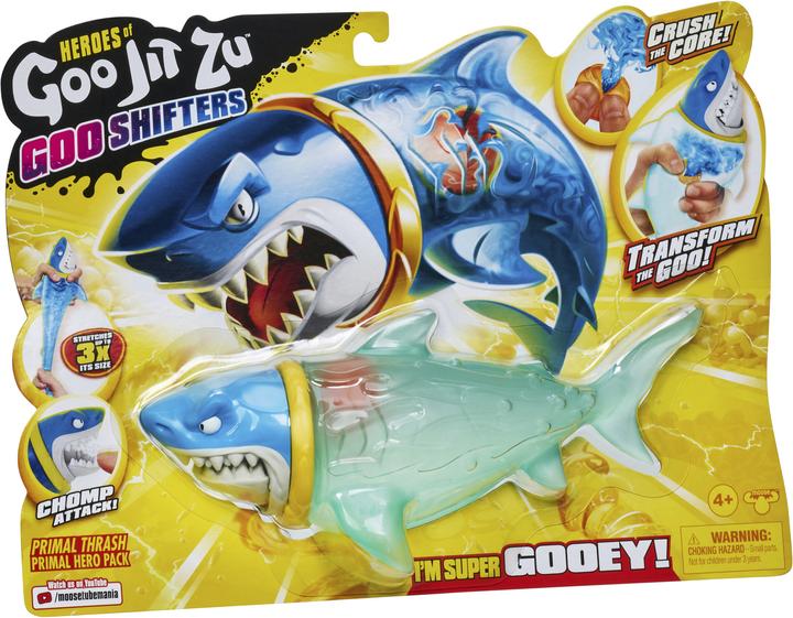 Actual product image Goo Jit Zu S7 Gooshifters - Primal Pack - Shark (41405)