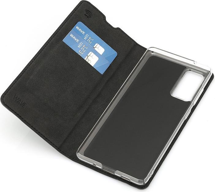 Produktbild Wave BookCase -suojakotelo, Samsung Galaxy S20 FE / Galaxy S20 FE, musta (Samsung Galaxy S20 FE, Samsung Galaxy S20 FE 5G)