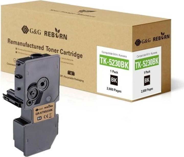 G&G Toner de rechange Kyocera TK-5230K Compatible Noir 2600 pages Reborn remanu