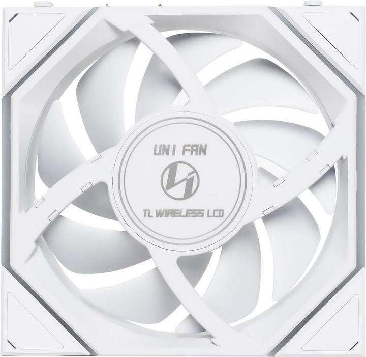 Actual product image Lian-Li UNI FAN TL Wireless LCD Lüfter, ARGB, PWM, 3er-Pack inkl. Controller - Reverse Blade, 120 mm (120 mm, 3 x)