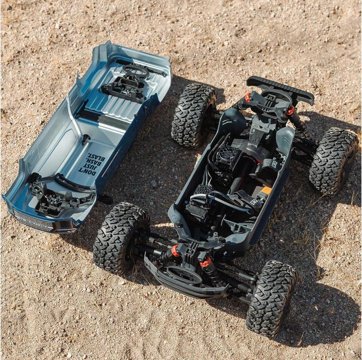 Actual product image Arrma Monster Truck Big Rock BLX 223S, Blau ARTR, 1:10 (ARR Almost Ready to Run)