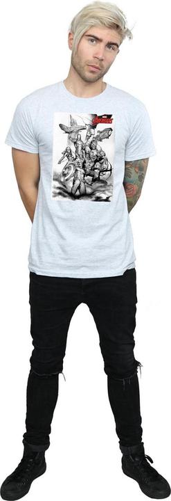 Immagine prodotto Maglietta Avengers Assemble Team Sketch (XL)