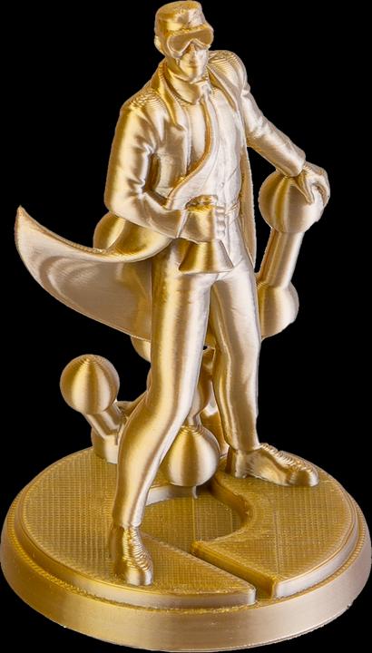 Produktbild Polymaker PA03027 Dual Silk Filament PLA-Seide Mehrfarbig, Seidig glänzend 1.75mm 1000g Crown, Gold (PLA, 1.75 mm, 1000 g, Mehrfarbig)