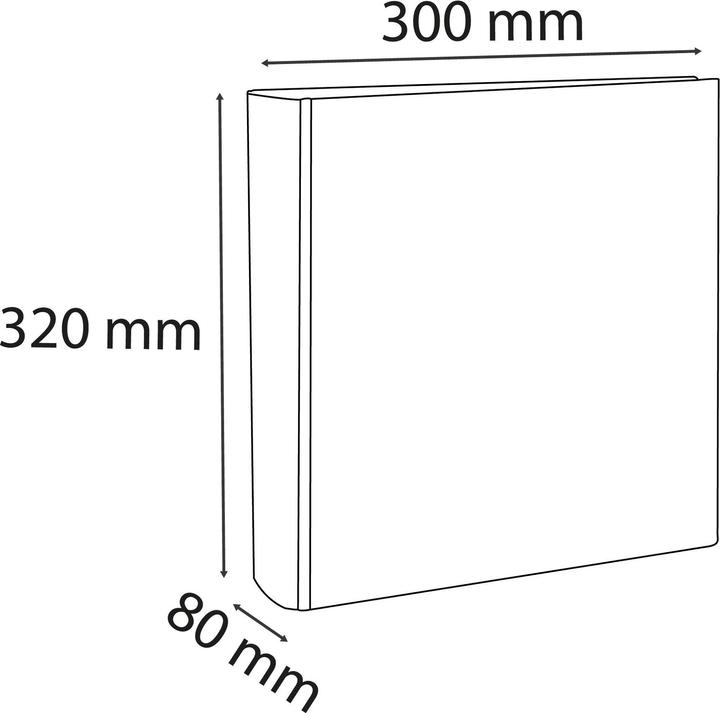 Actual product image Exacompta Folder (A4, 80 mm, 70 Piece)