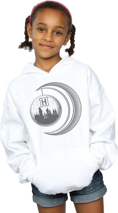 Actual product image Girls Hogwarts Moon Hoodie (140, 146)