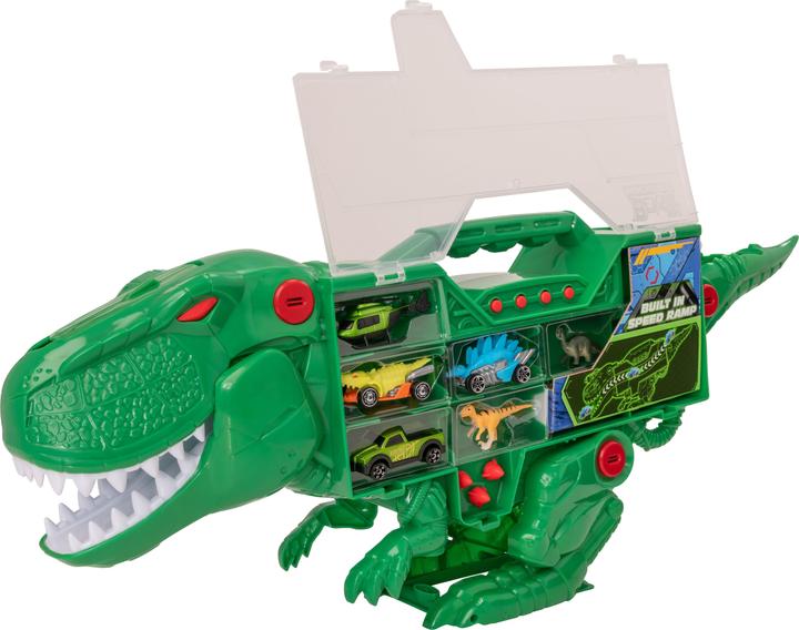 Teamsterz BEAST MACHINES Transporter T-Rex mit 6 Autos