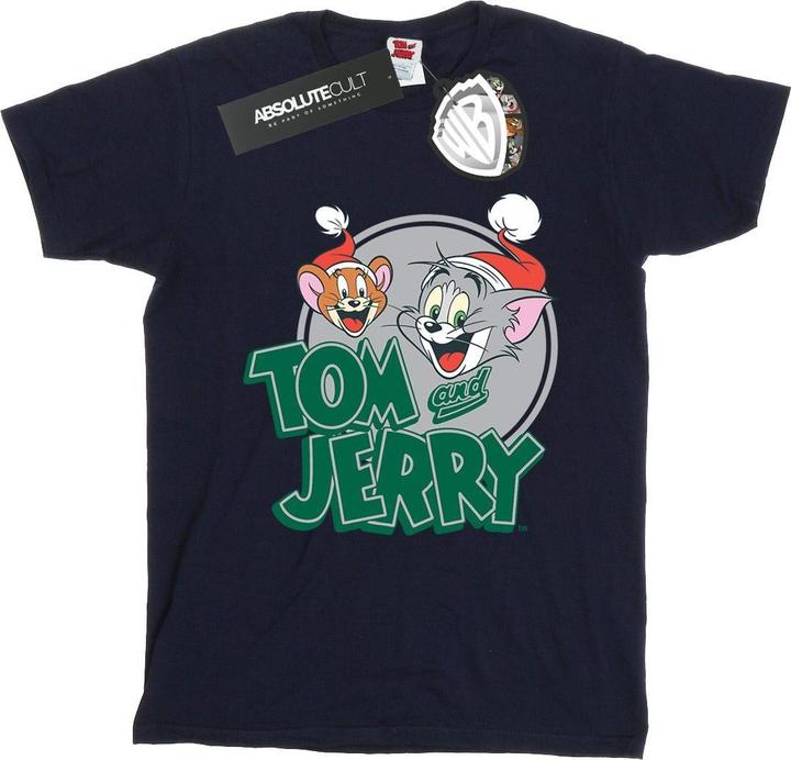 Immagine prodotto Tom & Jerry Christmas Greetings Maglietta Ampia Donna (XL)