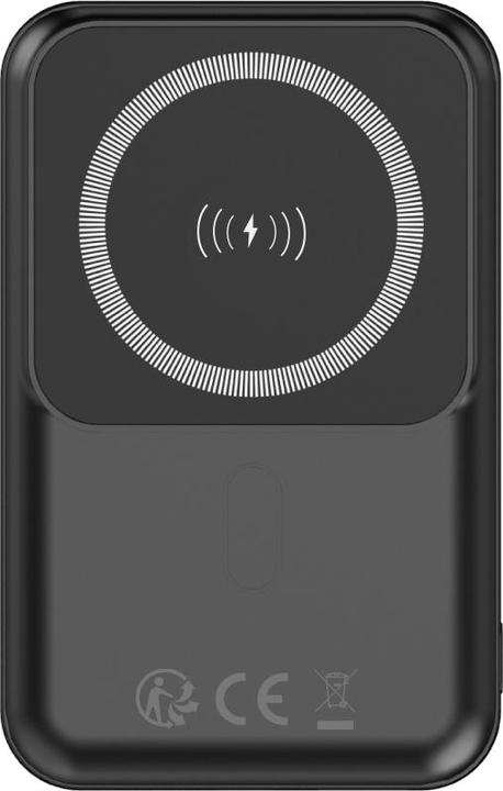 Actual product image Forever wireless power bank MATB-100 PD QC 22.5W 10000 mAh magnetic black (10000 mAh, 20 W)