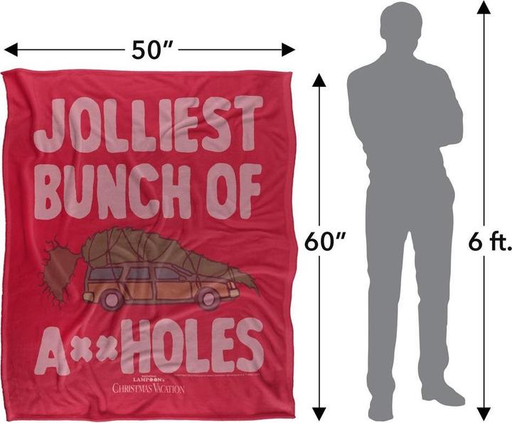 Actual product image National Lampoon´s Vacation Jolliest Bunch Blanket (152 x 127 cm)