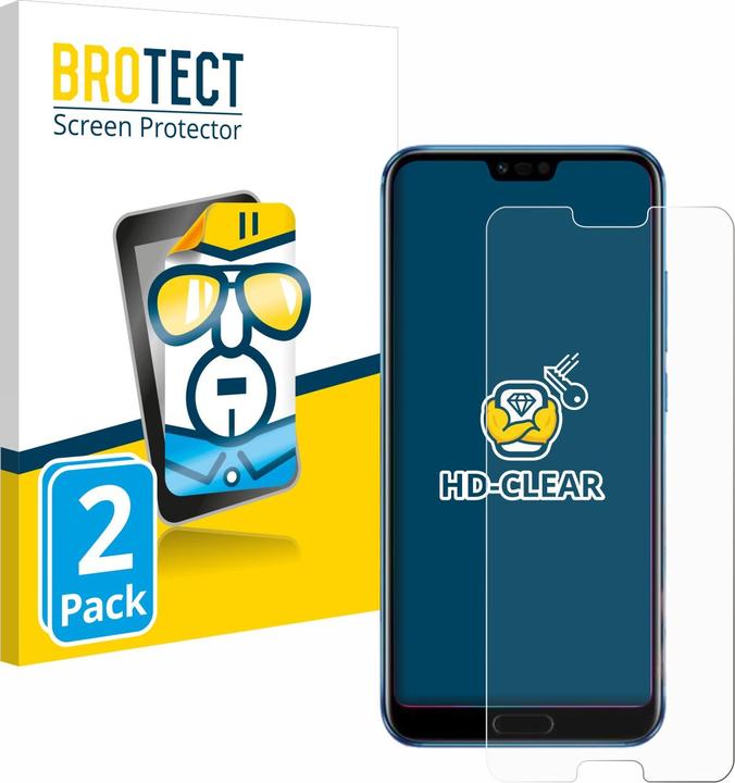 Produktbild BROTECT Schutzfolie Displayschutz Klar (2 Stück, HTC 10)