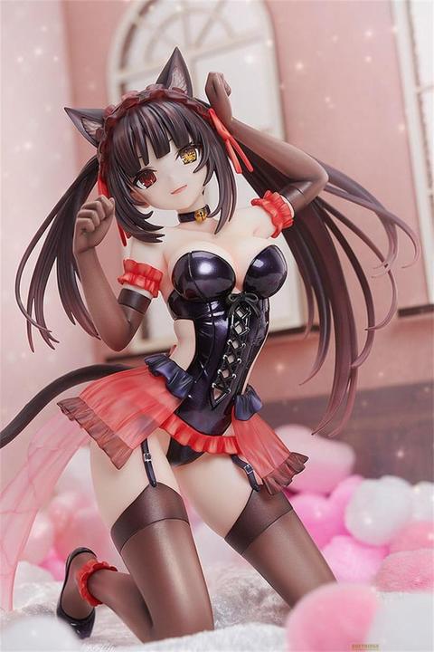 Produktbild Kadokawa Date A Live Statue 1/7 Kurumi Tokisaki Cat Ears Ver. 17 cm