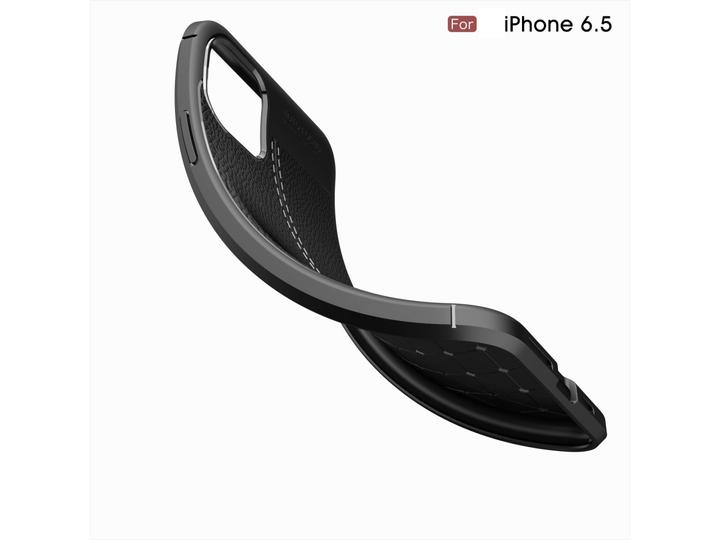 Produktbild Screenguard Apple iPhone 11 Pro Max Hülle Leather Design TPU Cover (Apple iPhone 11 Pro Max)