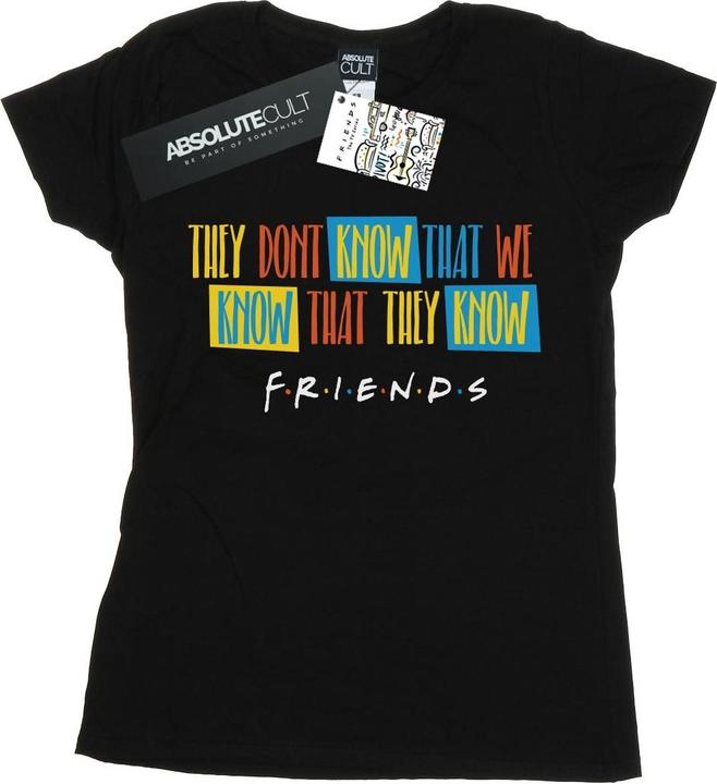 Produktbild Friends They Don't Know Script TShirt (M)