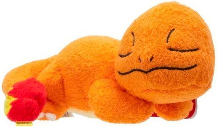 Actual product image Nintendo Plush: Pokémon Sleeping Glumanda (8cm) (8 cm)