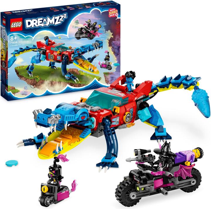 Actual product image LEGO Crocodile car (71458, LEGO Dreamzzz)