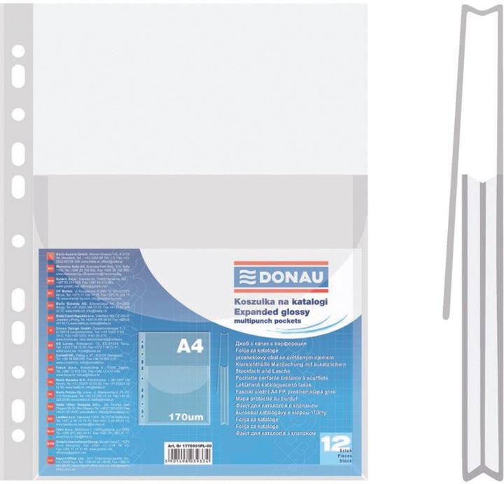 Image du produit Donau Pochettes pour catalogues, pp, a4, cristal, 170 microns (A4)