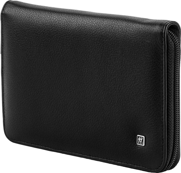 Produktbild No Name Zwilling Twinox Reiseset - Schwarzes Lederetui 8-teilig - Schwarz