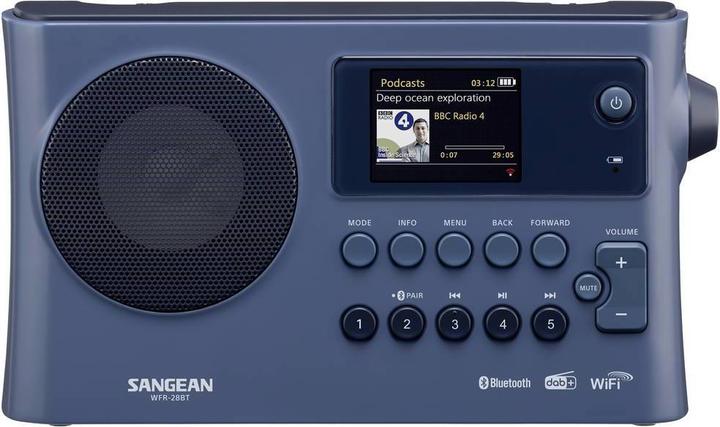 Sangean WFR-28BT (Webradio, DAB+ DAB, FM, Bluetooth, WiFi)