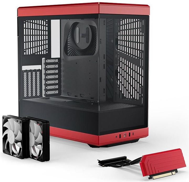 Actual product image Hyte Y40 rd ATX CS-HYTE-Y40-BR (ATX, ITX)