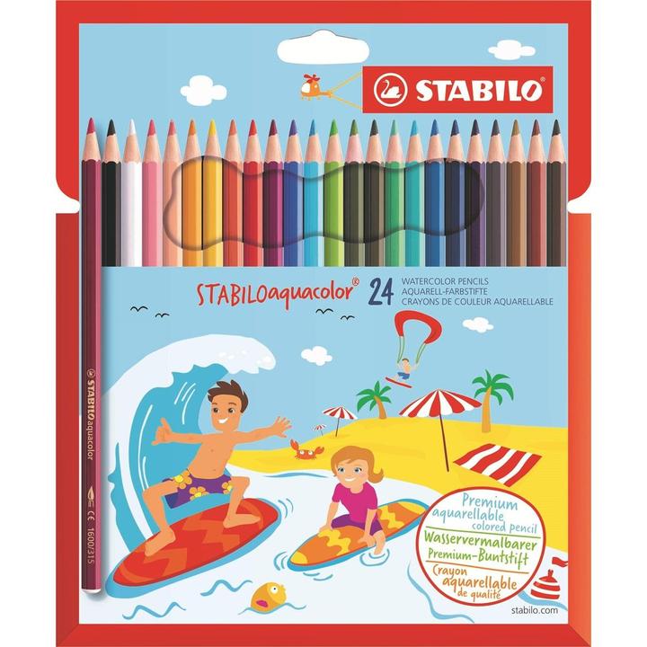 Image du produit STABILO Aquacolor (Multicolore, 24 x)