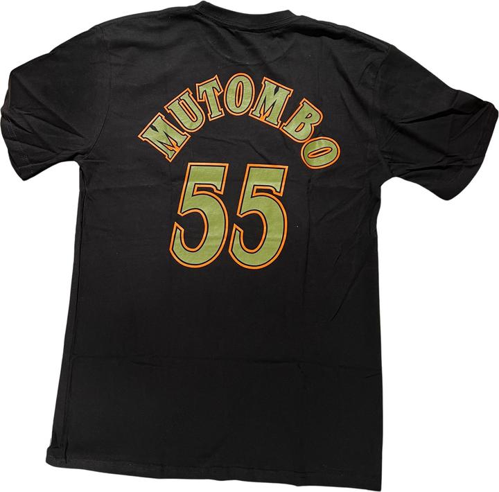 Actual product image Mitchell & Ness nba t-shirt atlanta hawks dikebe utobo (M)