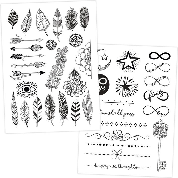 Produktbild Papierdrachen 100 Kindertattoos