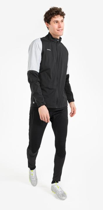 Actual product image Kipsta Women's/men's football rain jacket - CLR white/black (L)